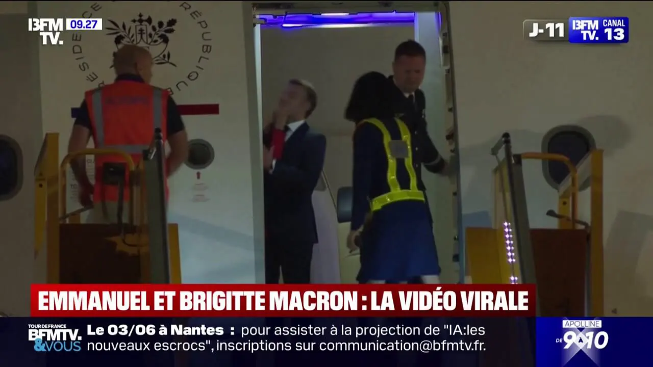 La gifle de Brigitte à Emmanuel Macron au Vietnam fait le buzz (Vidéo)
