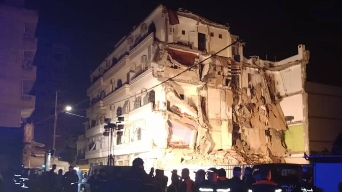 Effondrement immeuble à Alger